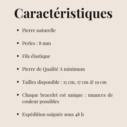 Bracelet Obsidienne Œil Céleste "Collection Essentielle" (Mexique AA)