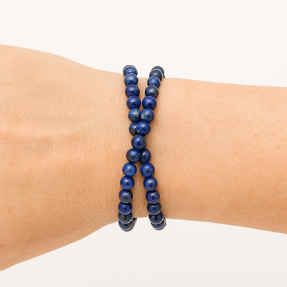 Bracelet en Lapis Lazuli "Collection Fusion" (Afghanistan A)