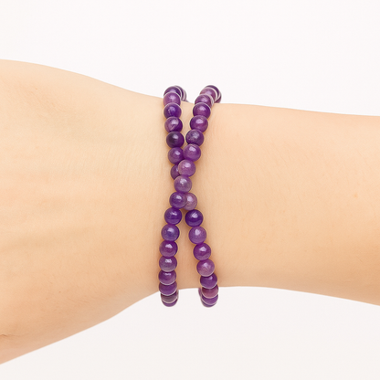 Bracelet Améthyste «Collection Fusion» (Brésil A)