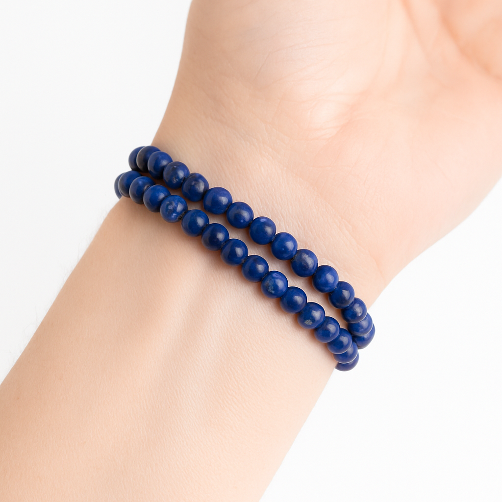 Bracelet en Lapis Lazuli "Collection Fusion" (Afghanistan A)