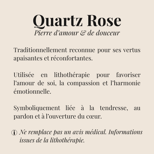 Bague Orion « Collection Constellation » (Quartz Rose AA, Madagascar)