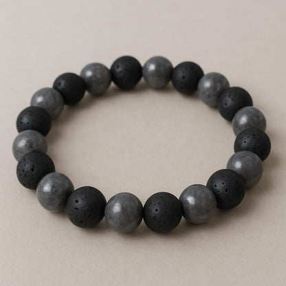 Bracelet Labradorite "Collection Volcanique"