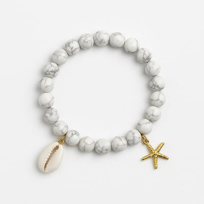 Bracelet Howlite "Collection Grand Large"