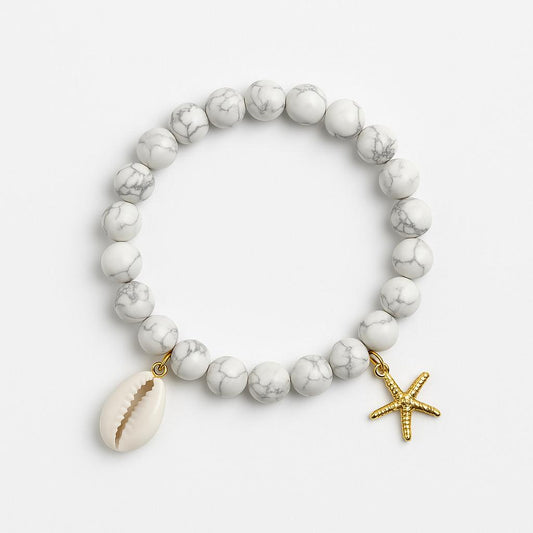Bracelet Howlite "Collection Grand Large"